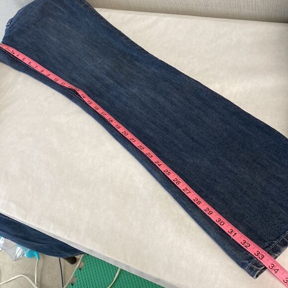 Cruel Girl Denim Jeans 5 Long 5L Boot Cut Button Flap Pockets - Picture 13 of 15